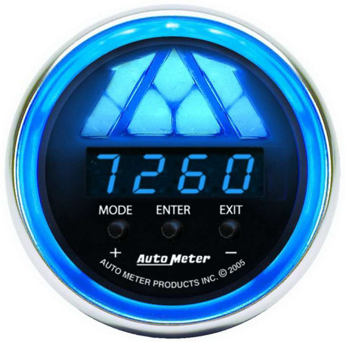 Autometer 2-1/16in C/S Shift Light - 1 Stage- Blue Light 6187