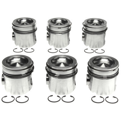 Mahle Original/Clevite Piston Set w/Rings Dodge 5.9L Cummins 6pk 224-3673WR.040