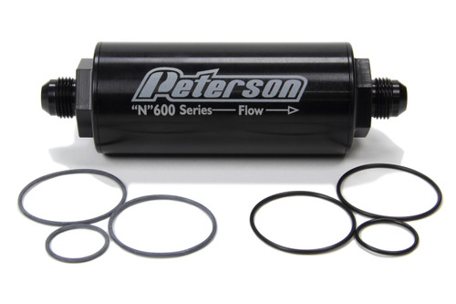 Peterson Fluid Fuel Filter -8AN 45 Mic. 09-0611