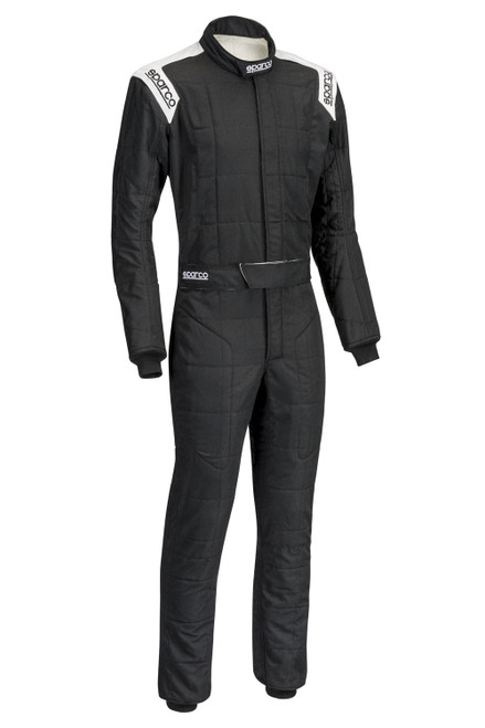Sparco Suit Conquest Blk/White Large 00114156NRBI