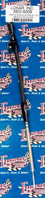 Lokar Flexible Engine Dipstick Black GM Ramjet SBC XED-5009