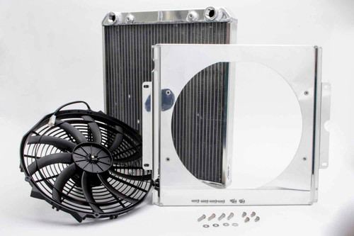 Afco Racing Products Dragster Radiator w/ Fan and Shroud 80108N