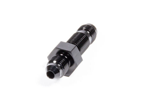 Triple X Race Components #4 Straight AN Bulkhead HF-70004BLK