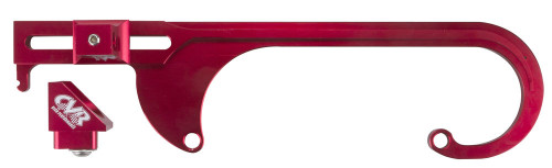 Cvr Performance 4150 Throttle Cable Brkt GM and Morse - Red 64150R