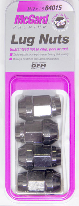 Mcgard Lug Nut 12mm x 1.50 Bulge Seat (4) 64015
