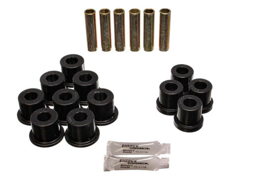 Energy Suspension Chevy Rear Spring Bushing Set Black 3.2108G