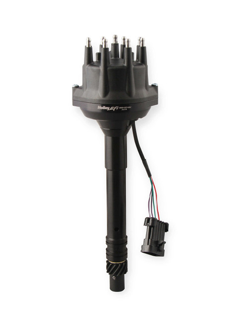Holley Dual Sync Distributor EFI - Chevy V8 - Black 565-200BK