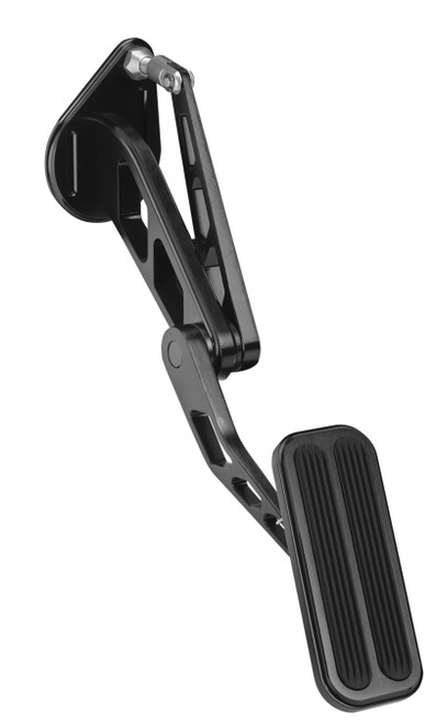 Lokar Blk 64-68 Mustang Thrott Pedal w/Rubber XBAG-6115