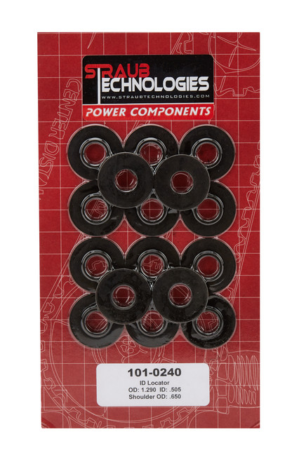 Straub Technologies Inc. 1.300 Valve Spring Locators .505 ID 16pk 101-0240