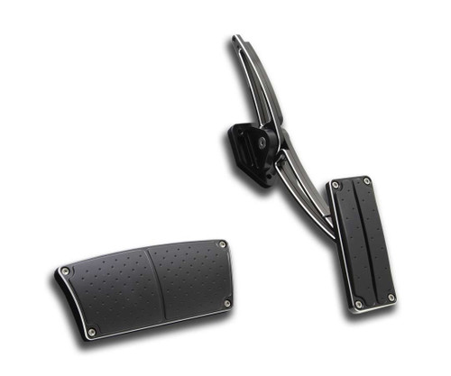 Clayton Machine Works Throttle Pedal Kit Black 68-72 GM A-Body A/T TA-206-BKA3