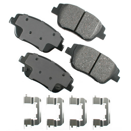 Akebono Brake Corporation ProACT Ultra-Premium Bra ke Pads - Front ACT1444
