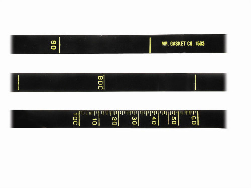 Mr. Gasket BB Mopar 7-1/4in Timing Tape 1593
