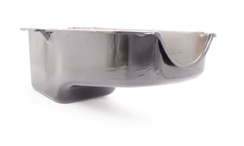 Racing Power Co-Packaged 80-85 SBC Steel Stock Oil Pan Black R9092P