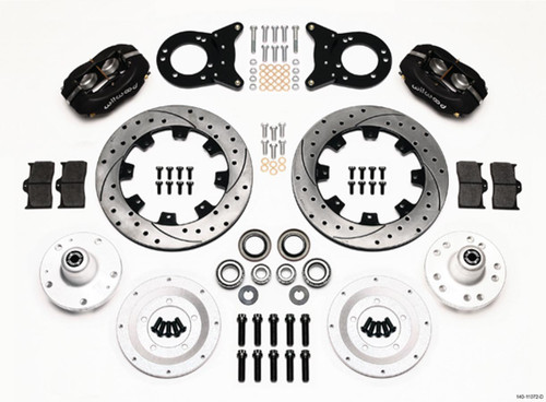 Wilwood Front Disc Kit HD 65-69 Mustang Drilled 140-11072-D
