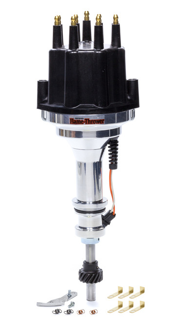Pertronix Ignition Billet Distributor SBF 351W - Black Male Cap D331710
