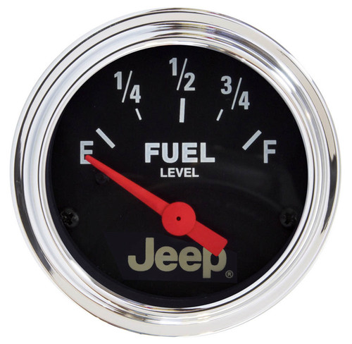 Autometer 2-1/16 Fuel Level Gauge 0-90ohms - Jeep Series 880243