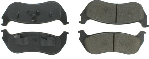 Centric Brake Parts Premium Semi-Metallic Br ake Pads with Shims and 300.0881