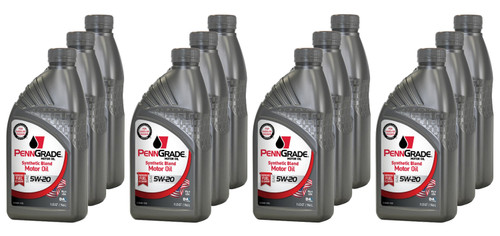 Penngrade Motor Oil PennGrade Syn Blend 5w20 Case 12 x 1 Quart 62716