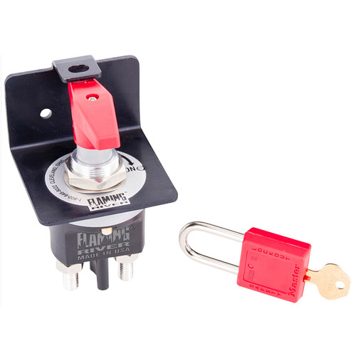 Flaming River Battery Disconnect The Big Switch 500 With Lock FR1046