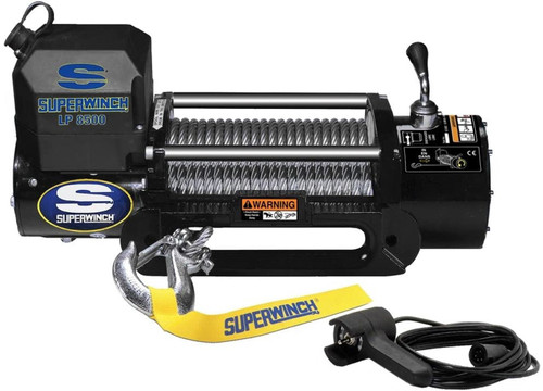 Superwinch 8500# Winch w/Hawse Fairlead and 15ft Remote 1585202