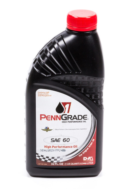 Penngrade Motor Oil 60w Racing Oil 1 Qt BPO71166