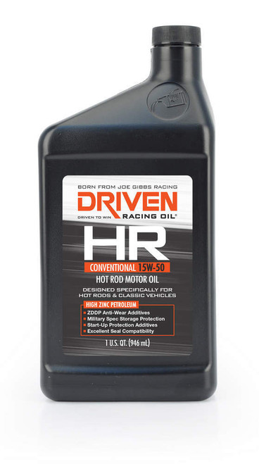 Driven Racing Oil HR1 15w50 Petroleum Oil 1 Qt 2106