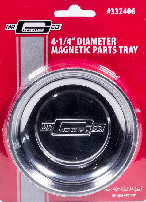 Mr. Gasket Magnetic Parts Tray 4.25in Round 33240G