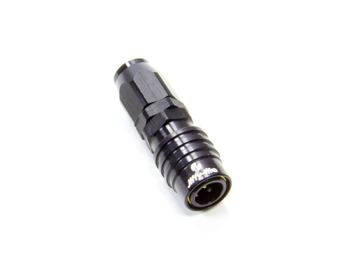 Jiffy-Tite Q/R #4 Str Hose End Plug Valved Black 21604J