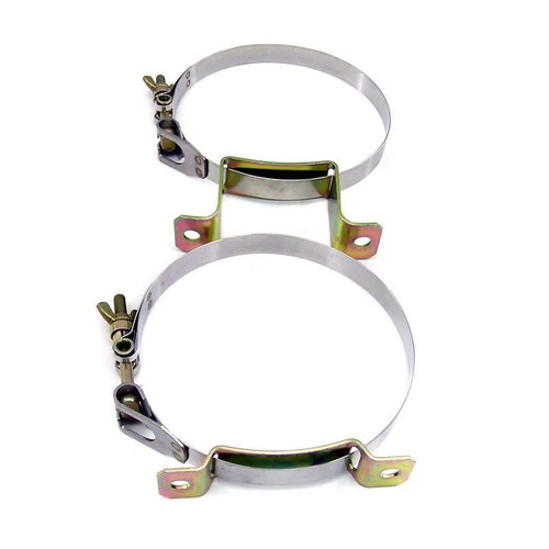 Nitrous Express S/S Bottle Brackets - 10 and 15lb. Bottles 11106