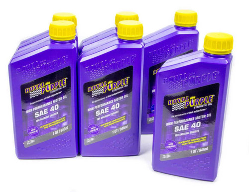Royal Purple SAE 40 Engine Oil Case 6x1 Quart 6040