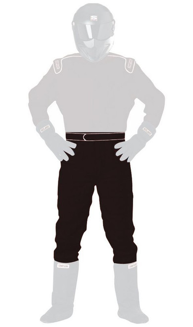 Simpson Safety Large Black Pant Signature Knit SFI-20 4802333