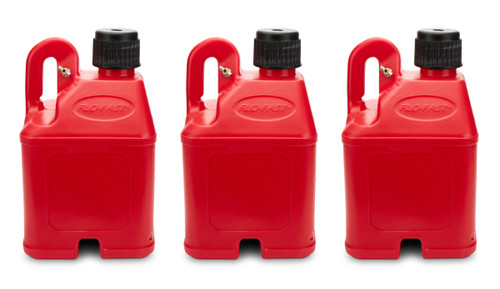 Flo-Fast Utility Container Red (Case of 3) Stackable 50101-3