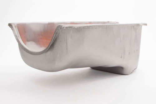Racing Power Co-Packaged 55-79 SBC Steel Stock Oil Pan Unplated R9005RAW