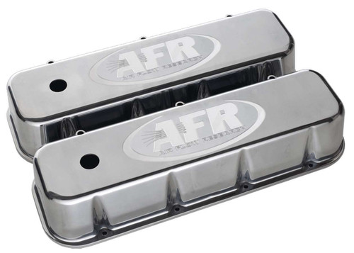 Air Flow Research BBC Alum Valve Cover Polished w/AFR Logo 6722