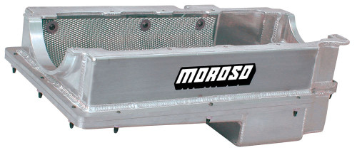 Moroso BBC 2pc. Billet Rail Oil Pan 20376