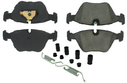 Centric Brake Parts Posi-Quiet Semi-Metallic Brake Pads with Hardwar 104.0394
