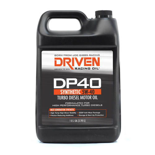Driven Racing Oil DP40 5w40 Synthetic Diesel Oil 1 Gal Bottle 2508