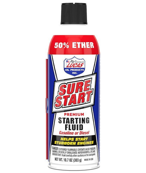 Lucas Oil Sure Start Starting Flui d 10.7 Ounce Can LUC11238