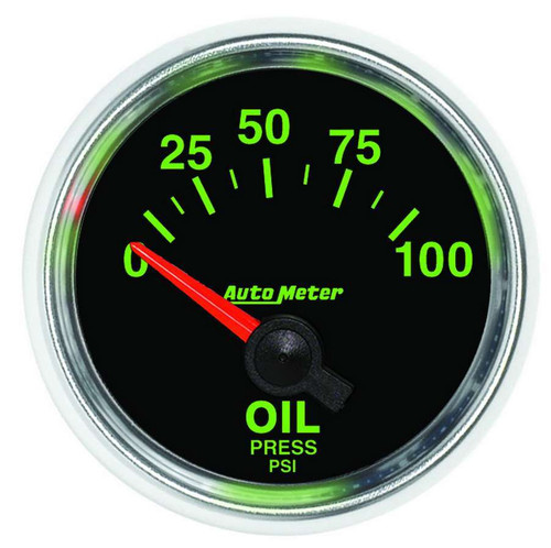 Autometer 2-1/16 GS Oil Pressure Gauge - 0-100psi 3827