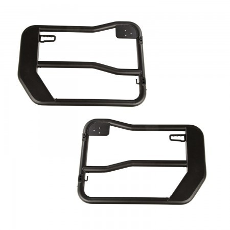 Rugged Ridge Tube Doors Front Texture d Black 18- Wrangler JL 11509.13