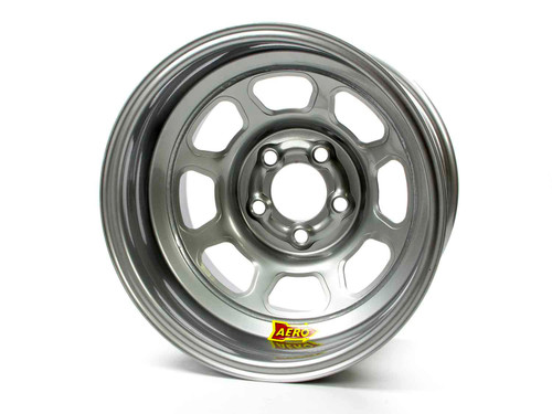 Aero Race Wheels 15x8 2in 5.00 Silver Spun Extreme Bead 56-085020