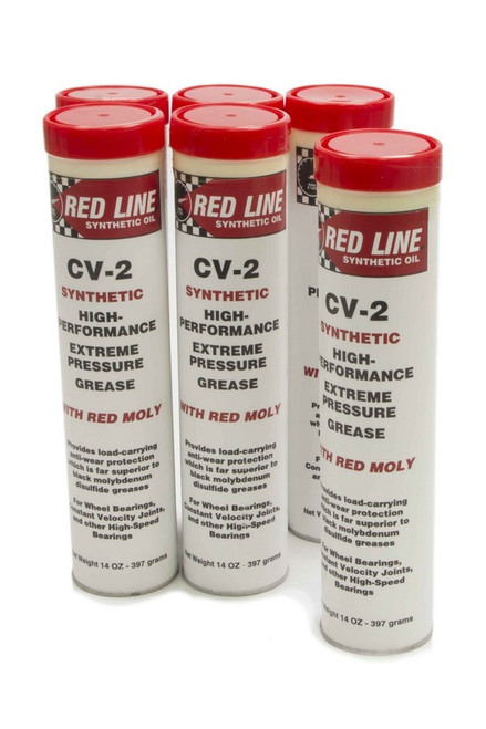 Redline Oil CV-2 Synthetic Grease Cartridge Case/6-14oz 80402 CASE/6