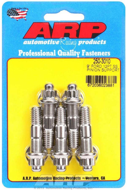 Arp Ford 9in S/S Pinion Support Stud Kit 12pt. 250-3010