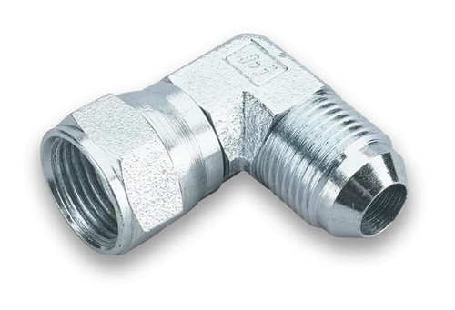 Earls #4 Female to #4 Male Steel 90 Deg Adapter 966304ERL