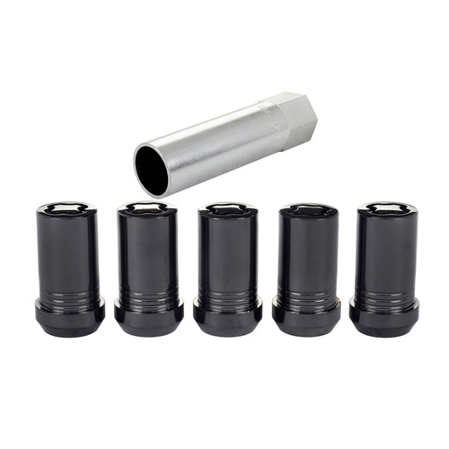 Mcgard Wheel Locks 5Pcs. 18- Jeep JL 14mm x 1.5 Black 25515BK
