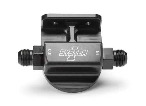 System One Billet Remote Oil Filter Mount 12an RH Port 223-90008-12B