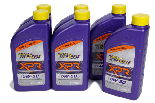 Royal Purple 5w50 XPR Racing Oil Case 6 x 1 Quart 6052