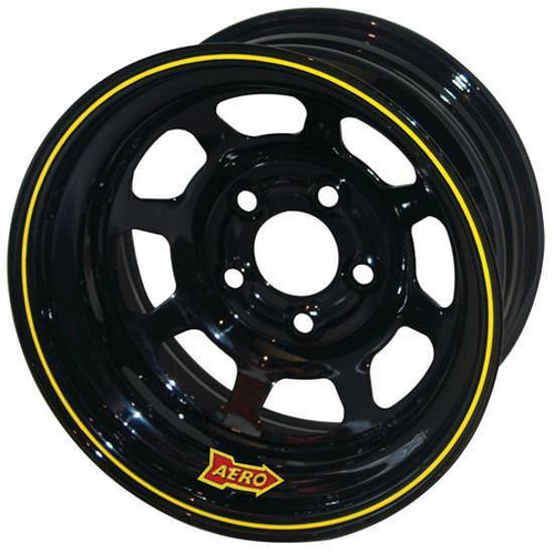 Aero Race Wheels 15x8 1in 4.75 Black 50-184710