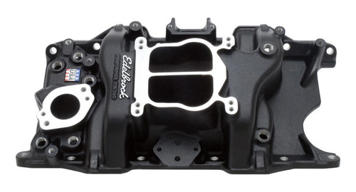 Edelbrock SBM Performer Manifold - 318/360 - Black 21763