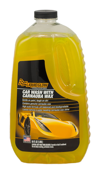 Liquid Glow Car Wash with Carnauba 64oz Bottle 10302